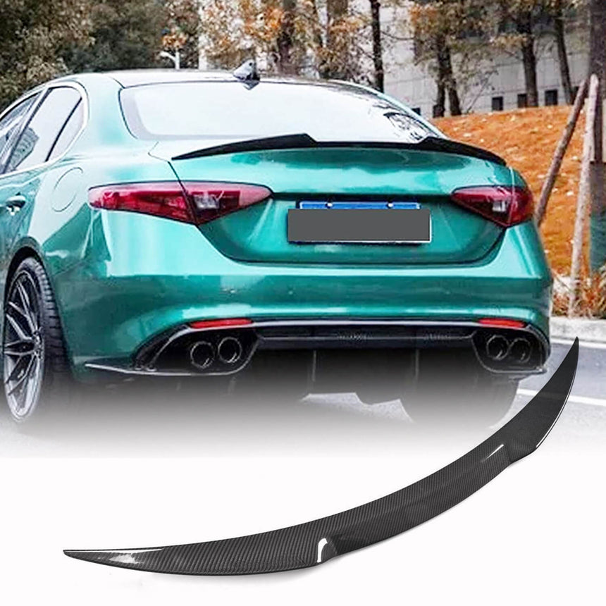 Alfa Romeo Giulia 2016-2022 Carbon Fiber Trunk Spoiler