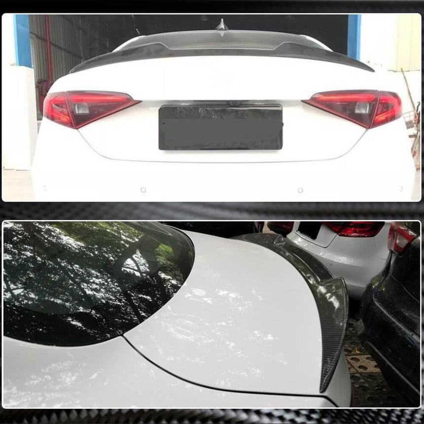 Alfa Romeo Giulia 2016-2022 Carbon Fiber Trunk Spoiler
