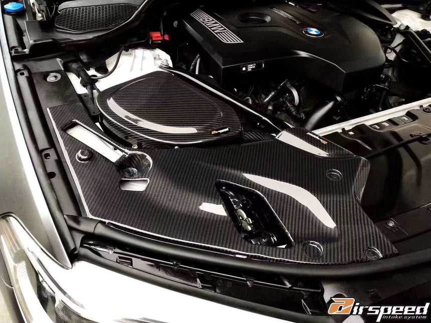 BMW 5 Series (B48 G Chassis) 2.0T (2017-UP) Dry Carbon Fiber Cold Air Intake System