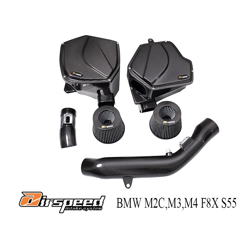 BMW M2 Comp,M3,M4 Series (S55 F8X) 3.0T (2018-UP) Dry Carbon Fiber Cold Air Intake System