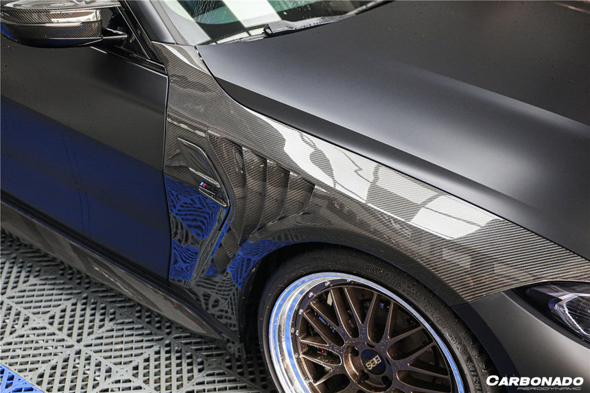 2021-UP BMW M3 G80/G81 M4 G82/G83 VRS Style Dry Carbon Fiber Front Fender