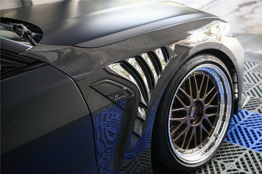 2021-UP BMW M3 G80/G81 M4 G82/G83 VRS Style Dry Carbon Fiber Front Fender