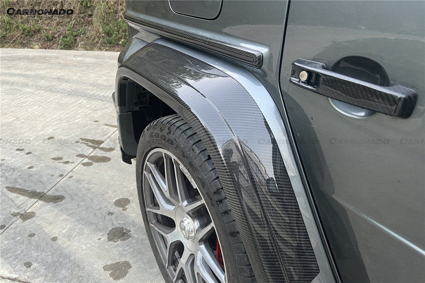 2018-2024 Mercedes Benz G550 & G63 AMG W464 G-Wagon BR G900 Style Dry Carbon Door Handle Cover