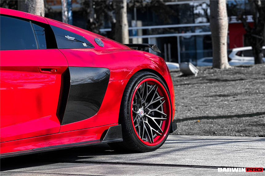 2016-2018 Audi R8 Coupe iMP Performance Carbon Fiber Side Skirts Under Board