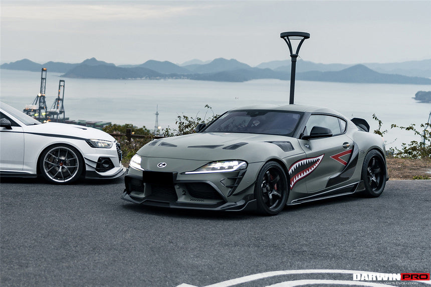 2019-UP Toyota GR Supra (J29/DB) A90 A91 BKSS Style Carbon Fiber Side Skirts