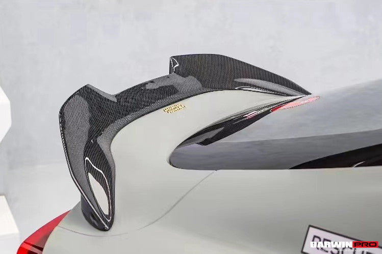 2019-UP Toyota GR Supra (J29/DB) A90 A91 BKSS Style Carbon Fiber Trunk Spoiler w/ LED Light