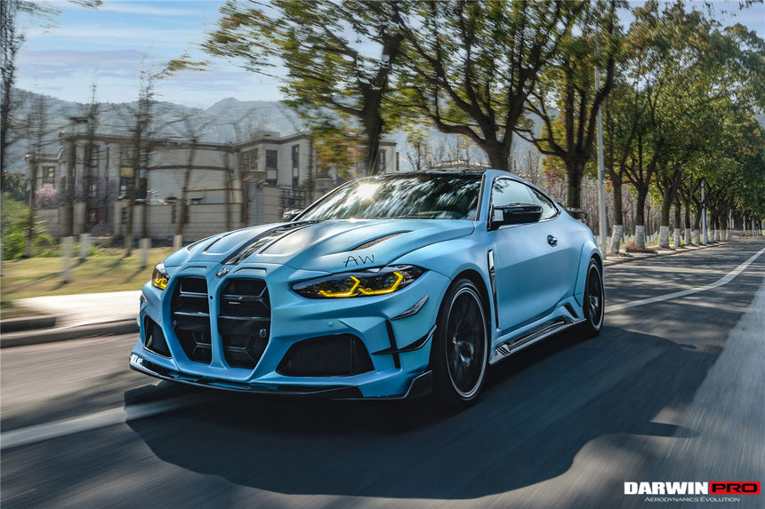 2021-UP BMW M4 G82/G83 BKSSII Style Front Bumper and Front Fender and Side Skirts