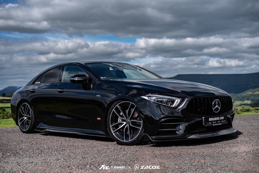 Mercedes CLS53 Dry Carbon Fiber Side Skirts - Zacoe