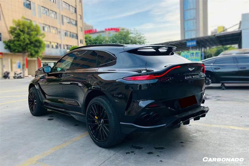 2021-2024 Aston Martin DBX 707 Style Dry Carbon Fiber Rear Bumper w & Exhaust tips