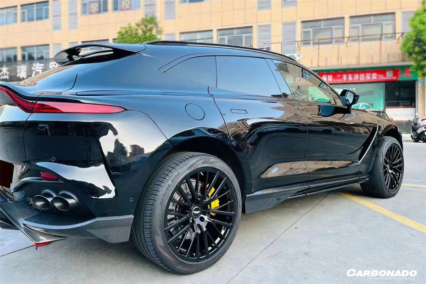 2021-2024 Aston Martin DBX 707 Style Dry Carbon Fiber Rear Bumper w & Exhaust tips