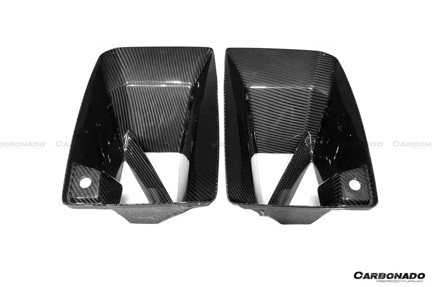 2021-2024 BMW M2 G87 OD-MP Style Dry Carbon Fiber Front Bumper Air Inlet Trim