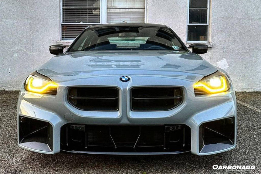 2021-2024 BMW M2 G87 OD-MP Style Dry Carbon Fiber Front Bumper Air Inlet Trim