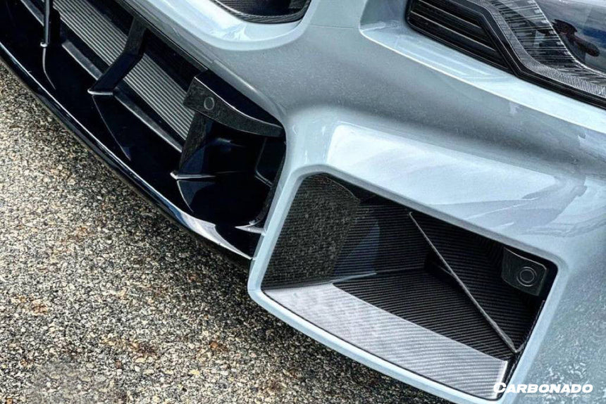 2021-2024 BMW M2 G87 OD-MP Style Dry Carbon Fiber Front Bumper Air Inlet Trim