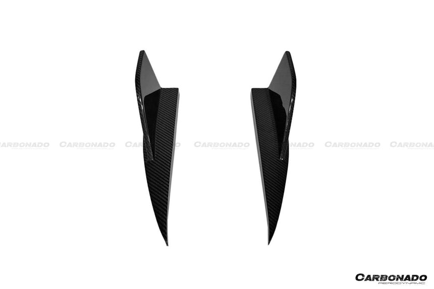 2021-2024 BMW M2 G87 OD Style Dry Carbon FIber Rear Bumper Splitter Winglets