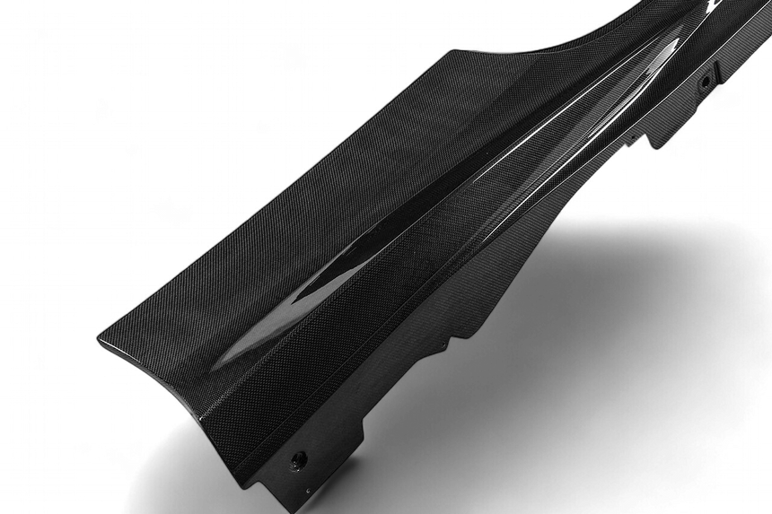 2019-2024 Ferrari F8 OEM Style Dry Carbon Fiber Side Skirts