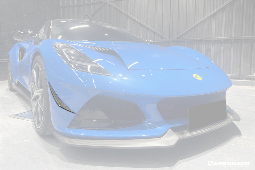 2021-2024 Lotus Emira OD Style Dry Carbon Fiber Front Bumper Canards