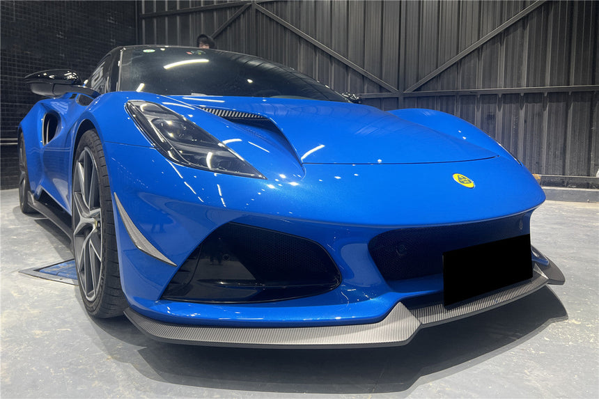 2021-2024 Lotus Emira OD Style Dry Carbon Fiber Front Lip Splitter