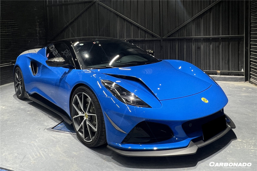 2021-2024 Lotus Emira OD Style Dry Carbon Fiber Front Bumper Canards