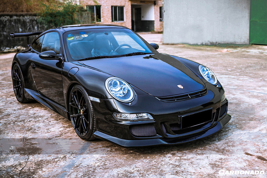 2005-2008 Porsche 911 997.1 Carrera S TA Style Side Skirts