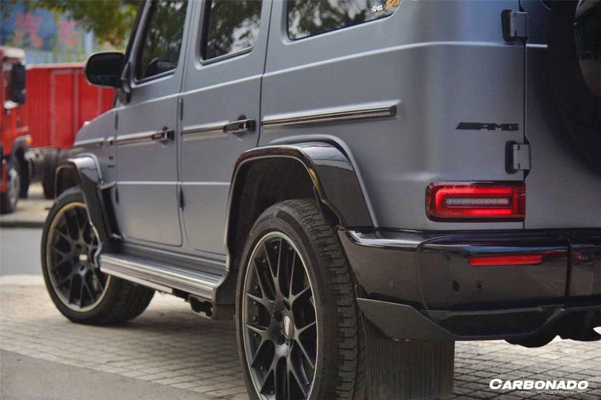 2018-2024 Mercedes Benz G63 AMG W464 G-Wagon TC Style Dry Carbon Fiber Rear Lip