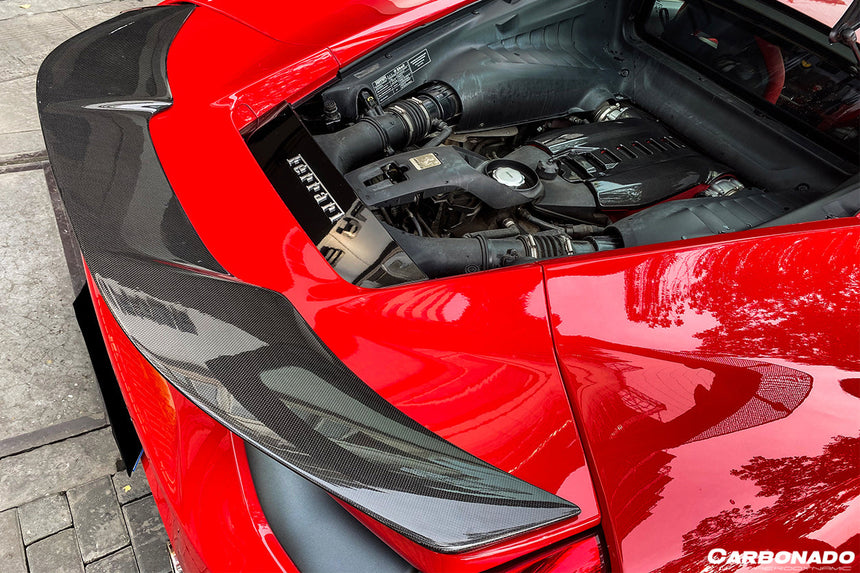 2015-2020 Ferrari 488 GTB VRS Style Carbon Fiber Trunk Spoiler