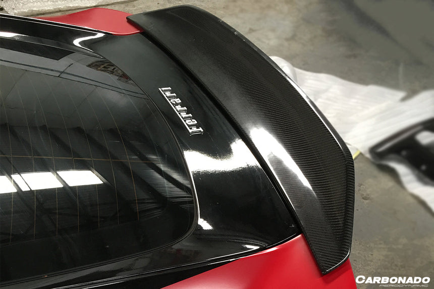 2012-2017 Ferrari F12 Berlinetta Carbon Fiber Trunk Spoiler Carbonado (DC)