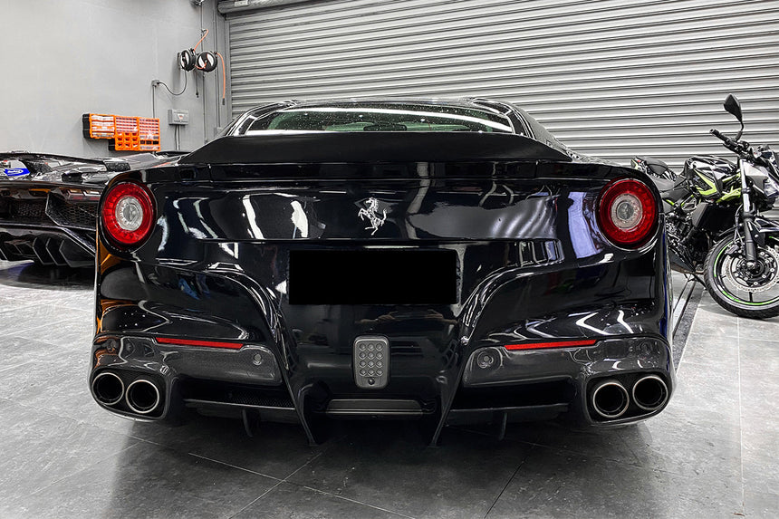 2012-2017 Ferrari F12 Berlinetta Carbon Fiber Rear Diffuser Carbonado (RS)