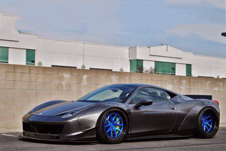 2010-2015 Ferrari 458 Italia and Spider Partial Carbon Fiber Aero Full Body Kit Carbondo (DE)