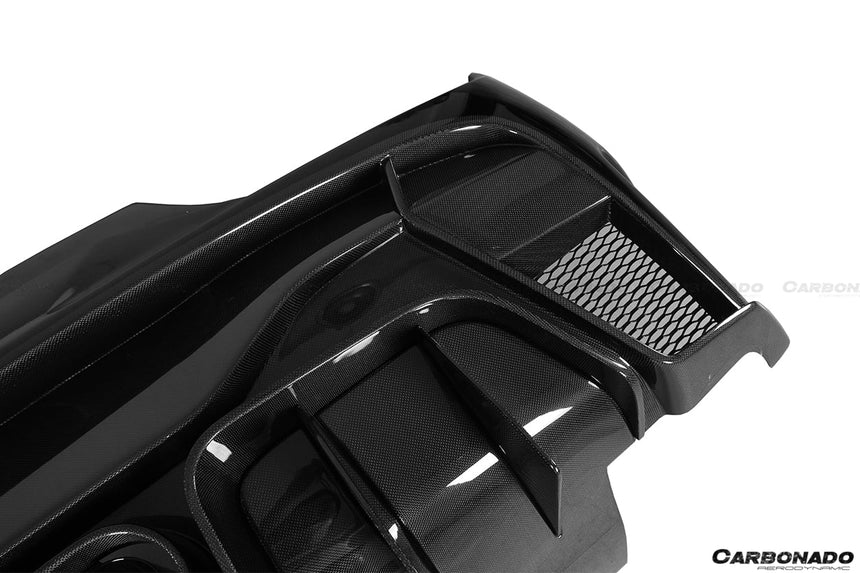2010-2015 Ferrari 458 Italy & Spider VRS Style Rear Bumper With Tips