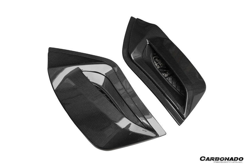 2015-2019 Ferrari Autoclave Carbon Fiber Engine Hood With Glass Carbonado (CPO) | Fits: 488 Spider, Pista Spider