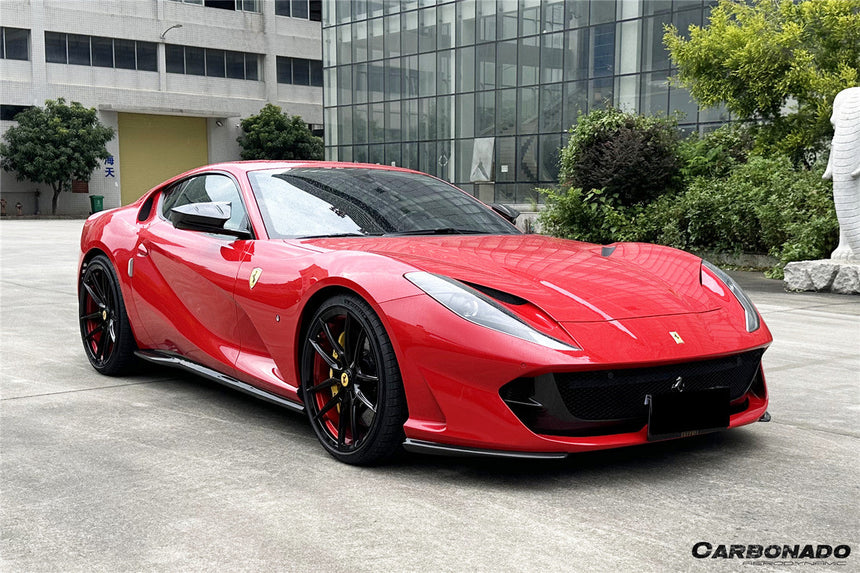 2017-2026 Ferrari 812 Superfast GTS OE Style Dry Carbon Fiber Side Skirts