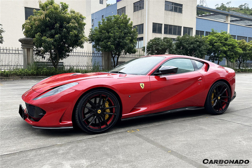 2017-2026 Ferrari 812 Superfast GTS OE Style Dry Carbon Fiber Side Skirts