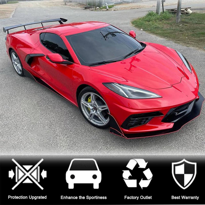 Chevrolet Corvette C8 Carbon Fiber Rear Trunk Spoiler Boot Wing Lip