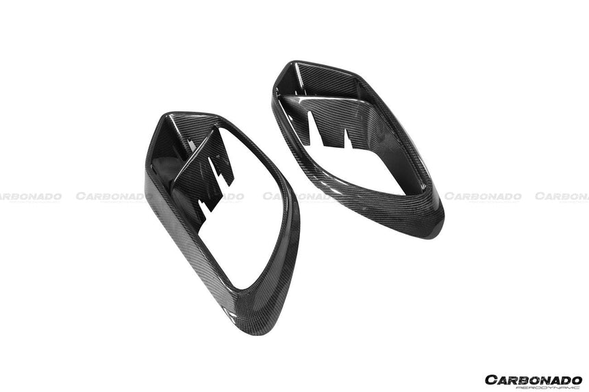 2019+ Mercedes Benz AMG GT63/S 4Door Coupe X290 BRS Style Carbon Fiber Front Bumper Vents