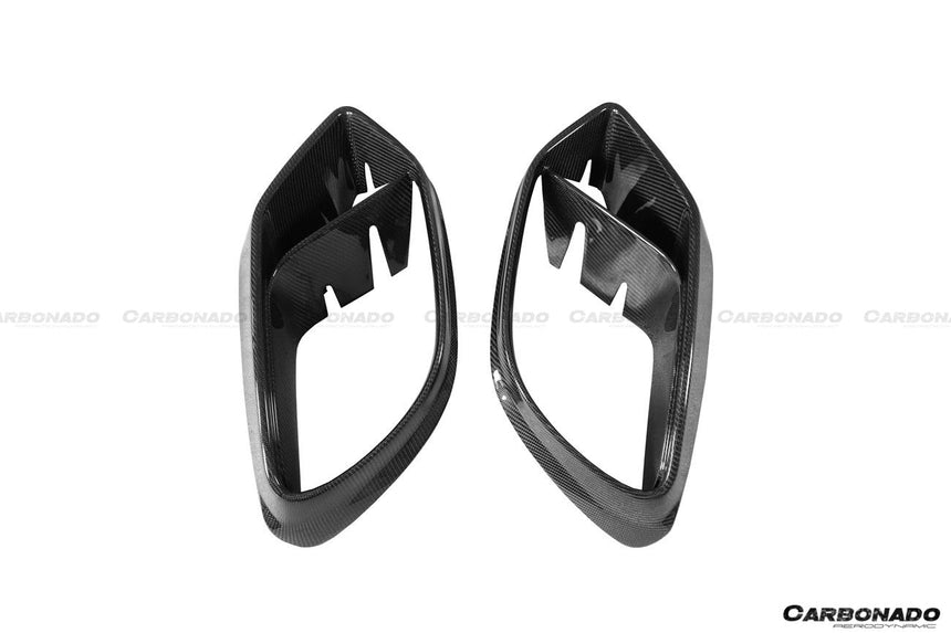 2019+ Mercedes Benz AMG GT63/S 4Door Coupe X290 BRS Style Carbon Fiber Front Bumper Vents