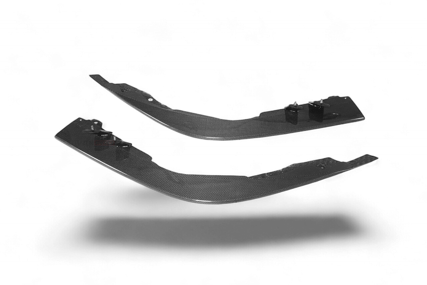 2019-2023 Ferrari F8 OE Style Autoclave Carbon Fiber Front Bumper Side Splitter