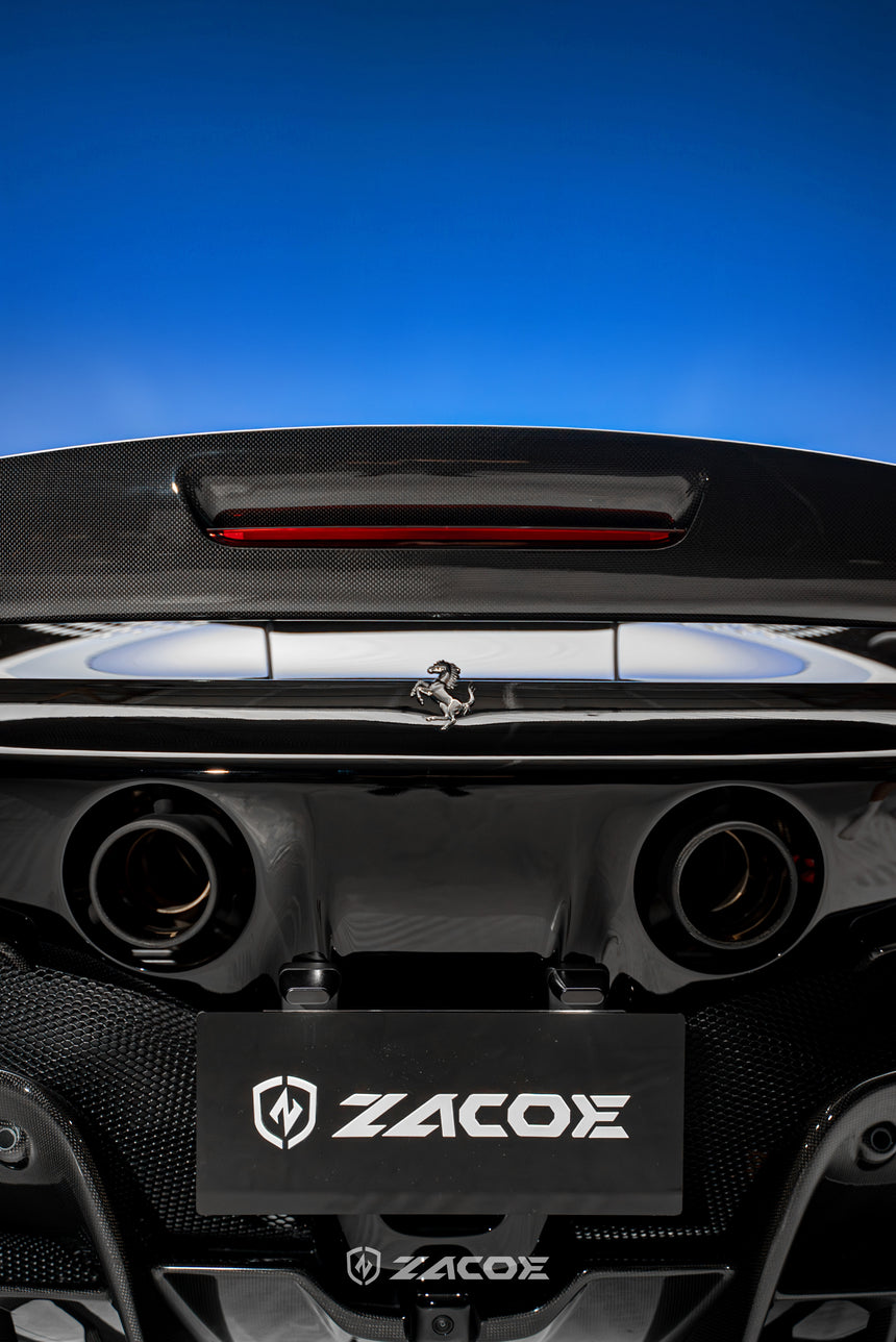 Dry Carbon Fiber Ferrari SF90 Stradale Spoiler - Zacoe