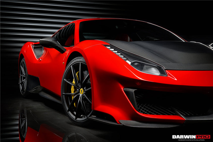 2015-2020 Ferrari 488 GTB & Spyder Pista Style Side Skirts