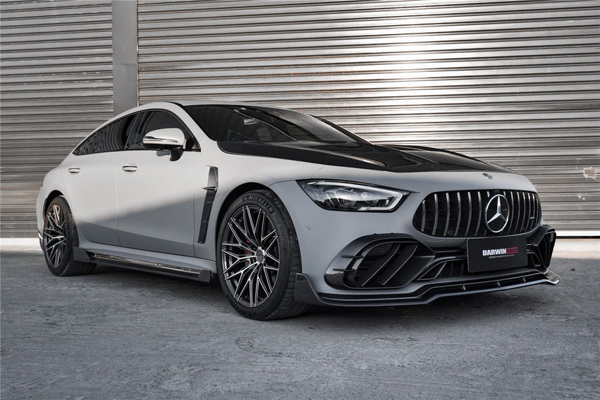 2019-2024 Mercedes Benz AMG GT50 GT53 GT43 4Door Coupe X290 IMP Performance Carbon Fiber Front Bumper Lip Splitter