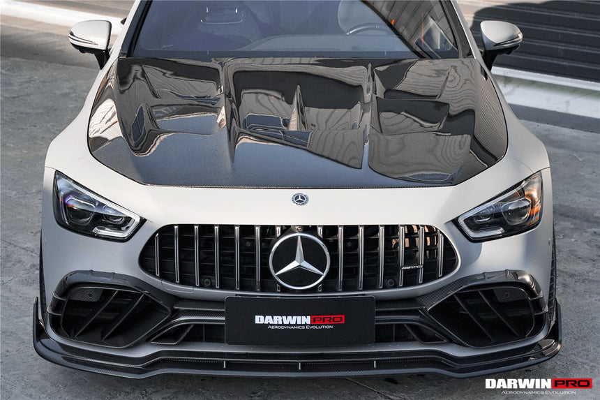 2019-2024 Mercedes Benz AMG GT50 GT53 GT43 4Door Coupe X290 IMP Performance Carbon Fiber Front Bumper Vent Trims