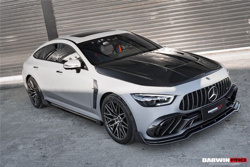 2019-2024 Mercedes Benz AMG GT50 GT53 GT43 4Door Coupe X290 IMP Performance Carbon Fiber Front Bumper Lip Splitter