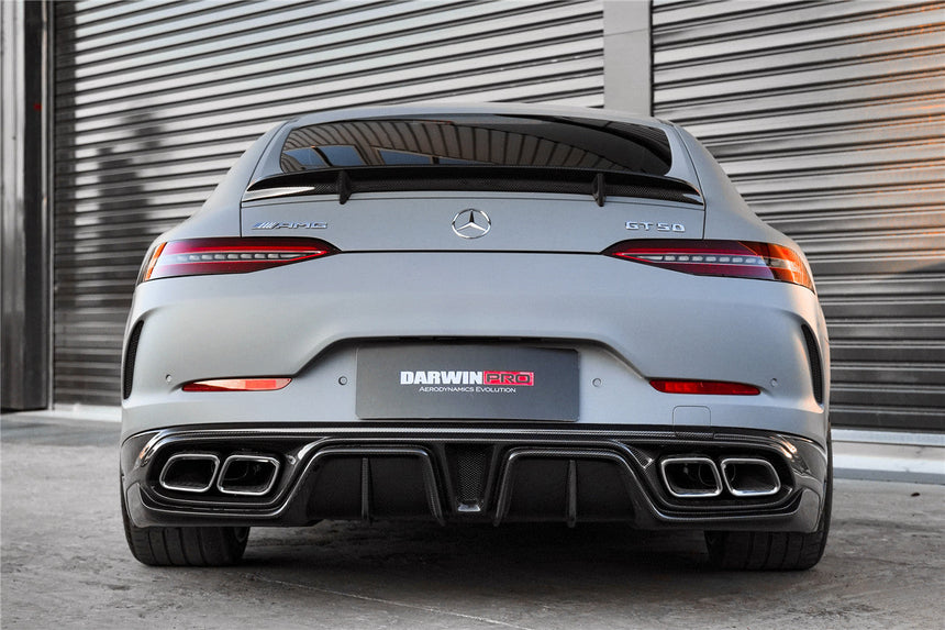 2019-2024 Mercedes Benz AMG GT50 GT53 GT43 4Door Coupe X290 IMP Performance Rear Diffuser With Exhaust tips