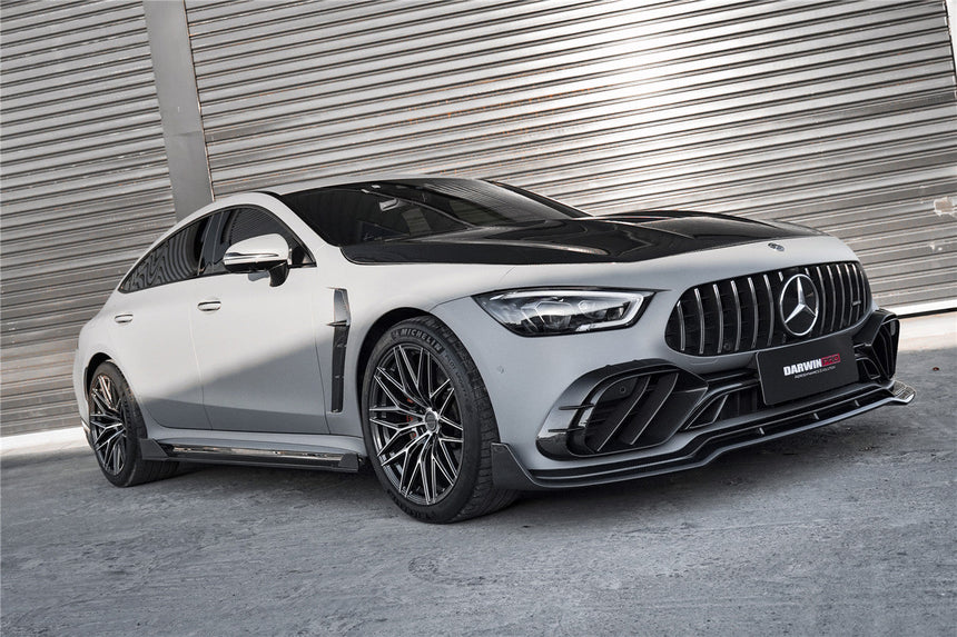 2019-2024 Mercedes Benz AMG GT50 GT53 GT43 4Door Coupe X290 IMP Performance Carbon Fiber Front Bumper Vent Trims