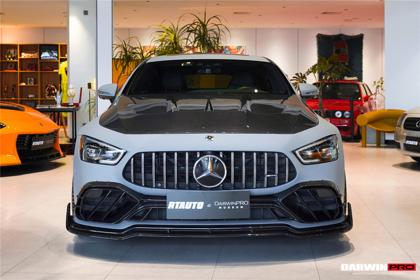 2019-2024 Mercedes Benz AMG GT50 GT53 GT43 4Door Coupe X290 IMP Performance Carbon Fiber Front Bumper Lip Splitter