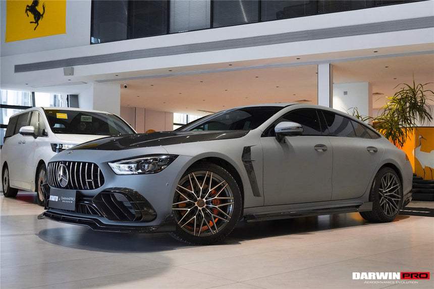 2019-2024 Mercedes Benz AMG GT50 GT53 GT43 4Door Coupe X290 IMP Performance Side Skirts Under Board
