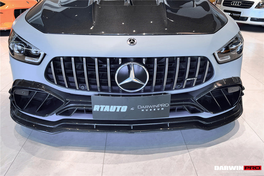 2019-2024 Mercedes Benz AMG GT50 GT53 GT43 4Door Coupe X290 IMP Performance Carbon Fiber Front Bumper Vent Trims