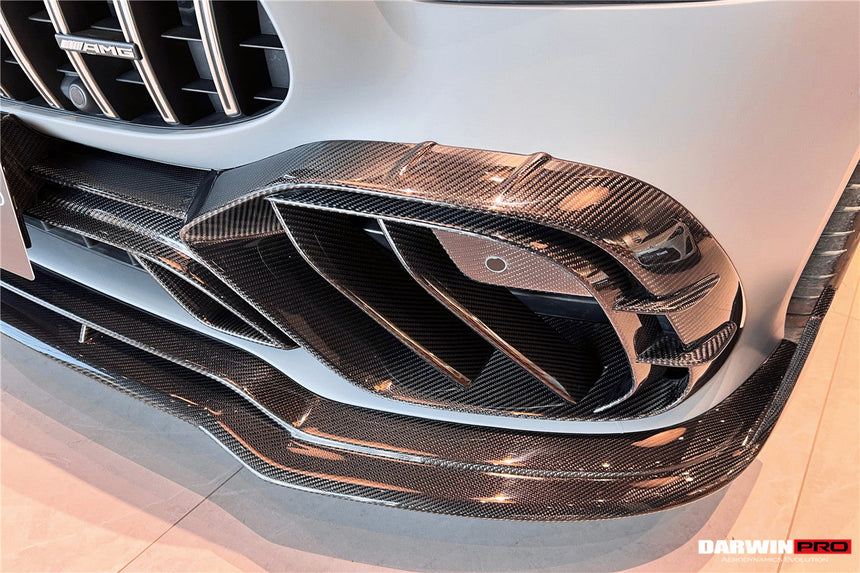 2019-2024 Mercedes Benz AMG GT50 GT53 GT43 4Door Coupe X290 IMP Performance Carbon Fiber Front Bumper Lip Splitter