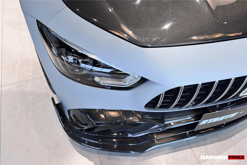 2019-2024 Mercedes Benz AMG GT50 GT53 GT43 4Door Coupe X290 IMP Performance Carbon Fiber Front Bumper Vent Trims