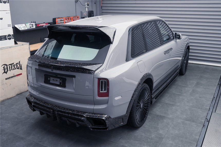 2018-2024 Rolls-Royce Cullinan BKSS Style Carbon Fiber Trunk Spoiler