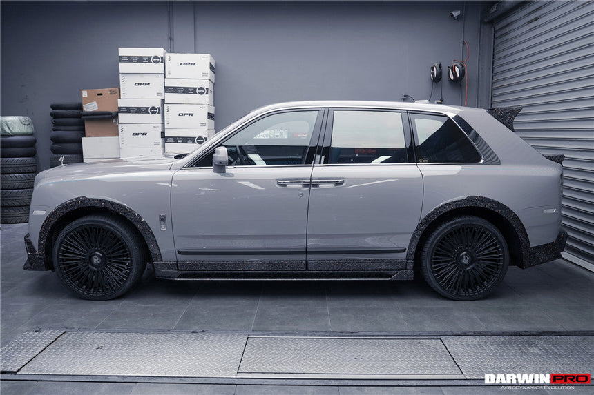 2018-2024 Rolls-Royce Cullinan BKSS Style Carbon Fiber Side Skirts